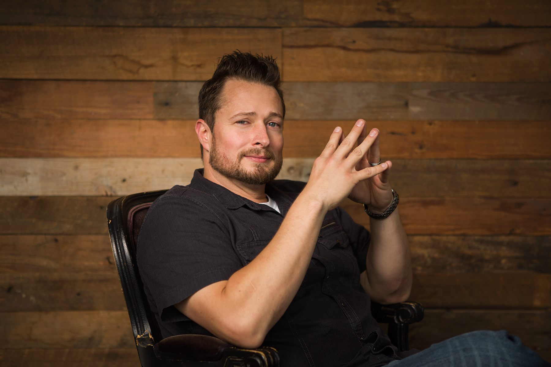 Business branding portrait with professional wardrobe
